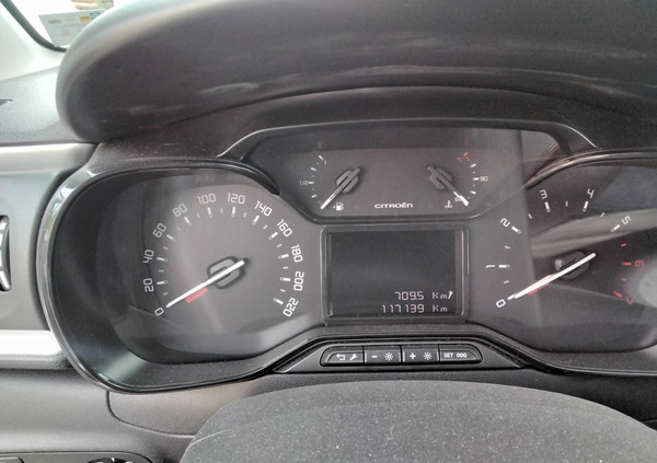 Citroen C3 cena 39900 przebieg: 117000, rok produkcji 2018 z Pińczów małe 137